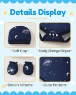 NZRVAWS New child Child Boy Lady Garments Unisex Toddler Romper Pants Set H... - Image 5