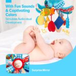 hahaland Child Toys 0-6 Months - Automotive Seat Toys Octopus Toy with Pulling... - Image 4