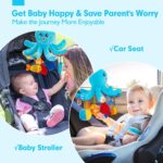 hahaland Child Toys 0-6 Months - Automotive Seat Toys Octopus Toy with Pulling... - Image 8