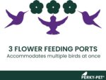 Perky-Pet Plastic Window Mount Hummingbird Feeder with Perches - 8 oz ... - Image 4