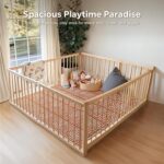 Mallify Smooth Thicker Child Mat for Flooring 50"x50", Non-Slip Child Play Ma... - Image 3