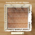 Mallify Smooth Thicker Child Mat for Flooring 50"x50", Non-Slip Child Play Ma... - Image 7