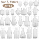 24Pcs Glass Bud Vase Set,Small Flower Vase for Tables Centerpieces Dec... - Image 3