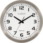 La Crosse Know-how Wall Clock, Steel, 16-inch Dia. (WT-3161WH) - Image 4