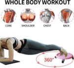 Ab Curler Wheel, Train Wheel for Abs Exercise, Core Sliders for Work... - Image 3