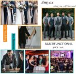 Males's Slim Match 3 Piece Swimsuit Two Button Enterprise Wedding ceremony Gown Tux Swimsuit... - Image 4