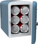 Frigidaire Retro 9-Can Mini Private Fridge Transportable Cooler for Automobile, O... - Image 4