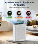 Air Purifiers for House Massive Room as much as 3000sq.ft, DBFIT HEPA Double-S... - Image 4