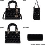Purses and Purse for Ladies Vogue Girls Leather-based High Deal with Shiny P... - Image 4