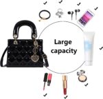 Purses and Purse for Ladies Vogue Girls Leather-based High Deal with Shiny P... - Image 6