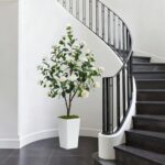 Synthetic Camellia Tree 5FT Synthetic Timber Indoor Faux Plant Bloomi... - Image 9