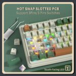 KZZI K75 PRO RGB 75% Wi-fi Gasket Mechanical Keyboard, Triple Mode ... - Image 5