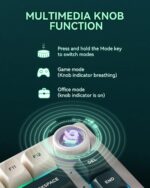 LEOBOG HI75C Professional Gaming Keyboard, RGB Backlit Bluetooth/USB-C/Wi-fi... - Image 4