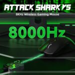 ATTACK SHARK V5 Wi-fi Gaming Mouse with 42000 DPI -PAW3950 MAX Sens... - Image 3