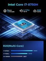 TOPGRO Gaming Laptop computer Laptop, 16” FHD 60Hz Show, Core i7-8750H/GeF... - Image 3