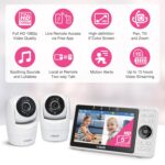 VTech 2-Cameras Sensible WiFi Child Monitor with 1080p FHD Digicam and 5" H... - Image 3