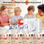 4K Digital Digital camera for Pictures, Small Vlogging Digital camera with Flip Scr... - Image 3