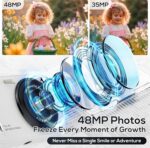 Digital Digital camera for Children, WITYEAH 48MP FHD Level and Shoot Digital Got here... - Image 3
