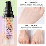 3-in-1 Primer for Face Earlier than Make-up, SPF 50 One Step Coloration Corrector ... - Image 5