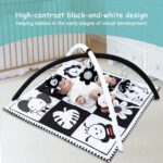 Lovvie & Pleasure Child Play Exercise Health club Tummy Time Mat for Toddler,Child Health club... - Image 3