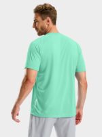 Pudolla Males's Exercise Operating T-Shirts Light-weight Fast Dry Athletic ... - Image 3