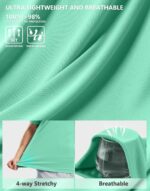 Pudolla Males's Exercise Operating T-Shirts Light-weight Fast Dry Athletic ... - Image 6