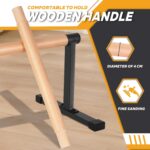 Picket Parallel Bars 20" Size 12" Peak,Dip Bar with Thick Beech Ha... - Image 6