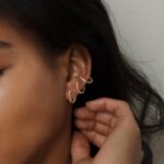 MIDEEO Gold/Sliver Chunky Hoop Earrings Set for Girls, 14K Gold Plated... - Image 4