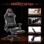 AA Merchandise Gaming Chair Ergonomic Excessive Again Pc Racing Chair Adj... - Image 6