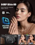 NBD 5K Digital Cameras for Pictures Autofocus,64MP Vlogging Cameras... - Image 3