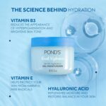 POND'S Hyaluronic Acid, Vitamin E & B3 Gel Face Moisturizer For twenty-four hou... - Image 3
