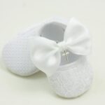 Nihao Child Women White Baptism Footwear and Headband Set Christening Dres... - Image 8