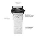 Petunia Pickle Backside Boxy Backpack, Diaper Bag, Fashionable Child Bag, Spa... - Image 4