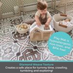 Toddleroo by North States - Superyard Folding Mosaic Child Play Mat: Fo... - Image 6