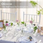 Glasseam Mini Bud Vases for Centerpieces: Clear Small Flower Vase Set ... - Image 5