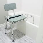 DMI Tub Switch Bench and Bathe Chair with Non Slip Aluminum Physique, F... - Image 7