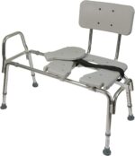 DMI Tub Switch Bench and Bathe Chair with Non Slip Aluminum Physique, F... - Image 8