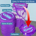 Gliding Discs Membership Pack for Hardwood Flooring (25 Pair, Purple) - Image 4