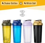 Mr. Pen- Shaker Bottles for Protein Mixes, 28 oz, 4 Pack, Colourful Professional... - Image 3