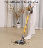 Cordless Vacuum Cleaner, 500W/45Kpa Vacuum Cleaners for Residence with LED ... - Image 3