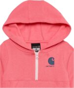 Carhartt Child & Toddler Ladies' Half-Zip Hooded Sweatshirt - Image 4