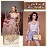 Henoyso 5 Pcs Purse Rhinestone Jewellery Set Promenade Jewellery Rhinestone Clu... - Image 6