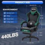 HOFFREE Gaming Chair Pc Chair with Audio system Therapeutic massage Sport Chairs ... - Image 3