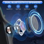 HOFFREE Gaming Chair Pc Chair with Audio system Therapeutic massage Sport Chairs ... - Image 4