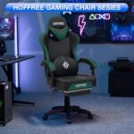 HOFFREE Gaming Chair Pc Chair with Audio system Therapeutic massage Sport Chairs ... - Image 8