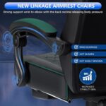 HOFFREE Gaming Chair Pc Chair with Audio system Therapeutic massage Sport Chairs ... - Image 10