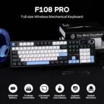 EPOMAKER X Aula F108 PRO Wi-fi Gaming Keyboard with Display, 8000mAh... - Image 3