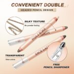 SACE LADY Double-Headed Highlighter Contour Pencil, Silky Clean Highl... - Image 4