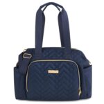 Fisher-Worth Quilted Diaper Bag Tote & Convertible Crossbody with Adju... - Image 3