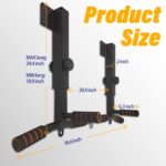 BDL Wall Mounted Pull Up Bar Chin Up bar Multifunctional Dip Station f... - Image 5